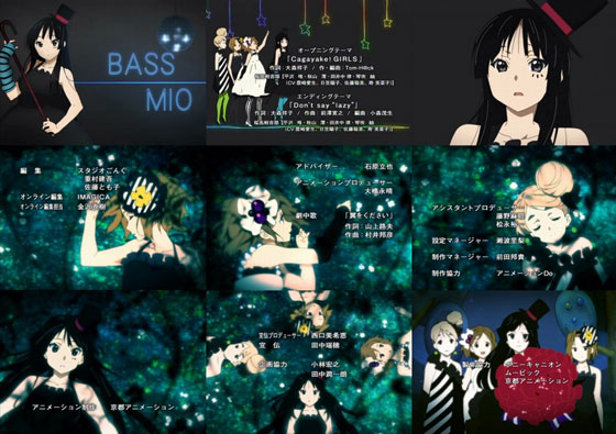 K-ON anime episode one screen cut