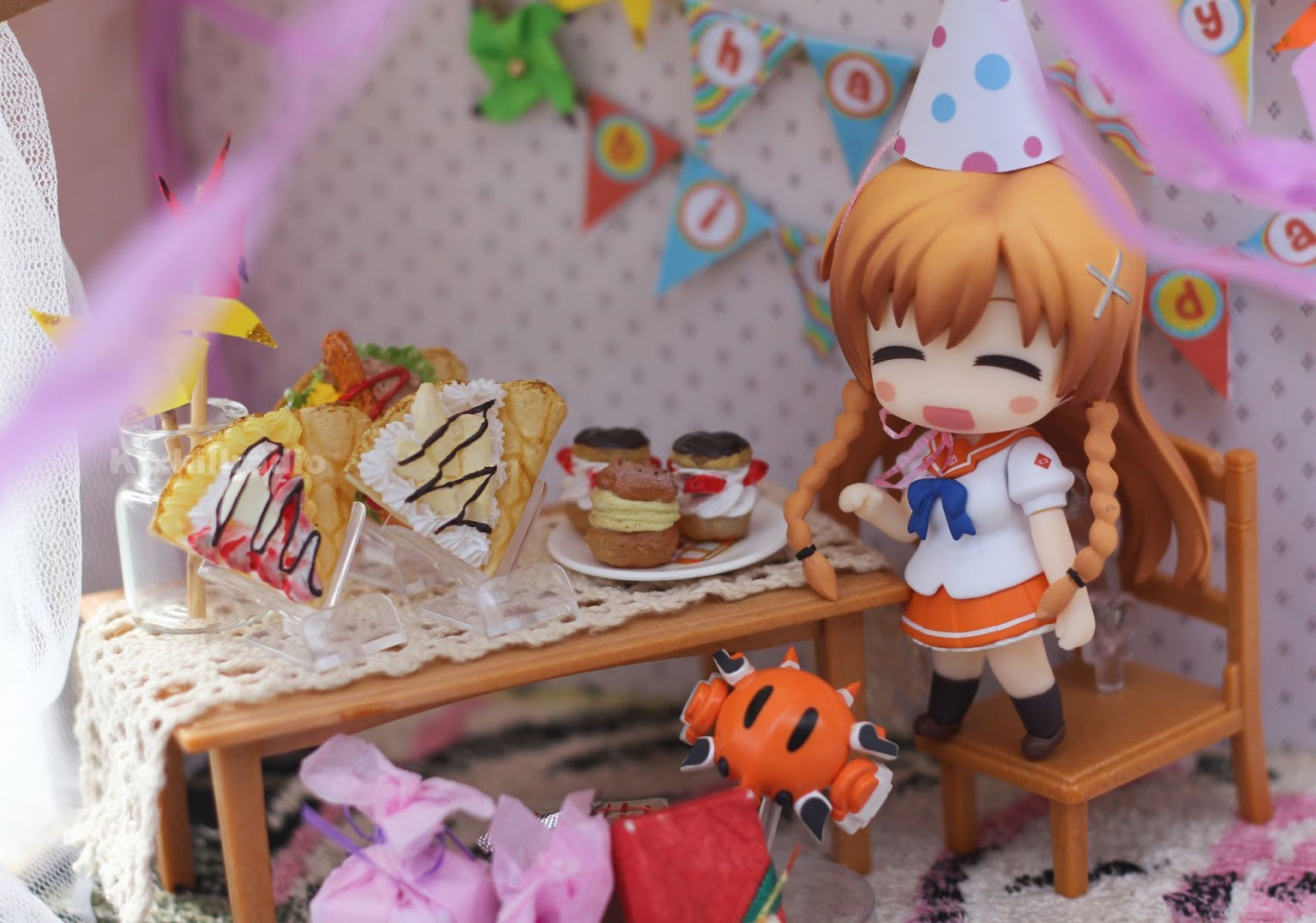 Nendoroid Mirai Suenega birthday party