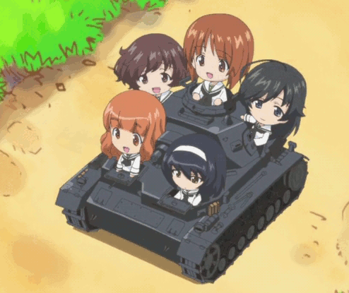 Girls und Panzer Japanese anime series
